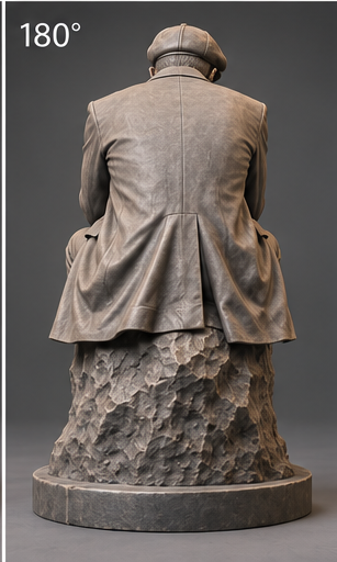 Peaky Thinker – handgemaakt sculptuur